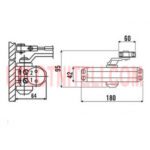 Доводчик ECO Schulte TS 10D із важелем