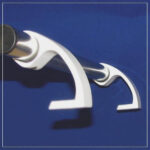 Ручка дверная труба 50см хром